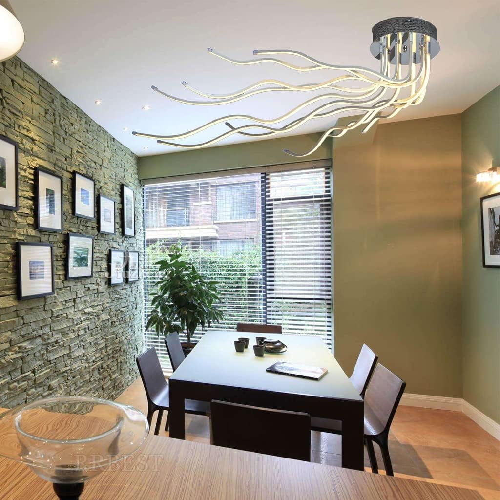 LED Flush Mount LED Modern Ceiling Light Ceiling Lamps Dimmable with Remote Control