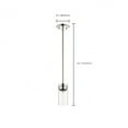 thumbnail image 3 of Nuvo Lighting Intersection 1 Light Mini Pendant Polished Nickel with Clear Glass - Polished Nickel, 3 of 6