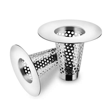 Bathroom Sink Drain Strainers,Small Conical Premium Stainless Steel Porous Hair Catcher, Drainer Filter