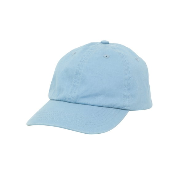 Youth Cotton Washed Chino Twill Cap - Lt.Blue