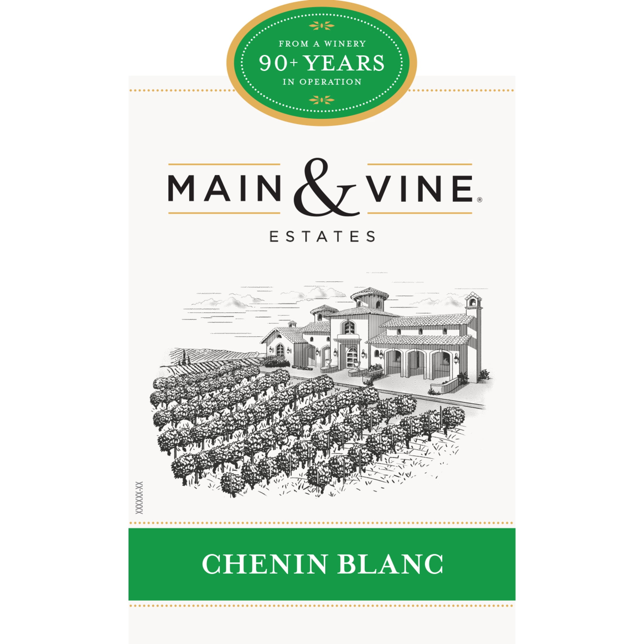 Beringer Main and Vine Chenin Blanc, White Wine, 750ml, 11% ABV