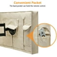 thumbnail image 5 of Outdoor TV Cover for 41"-43" Flat Screens, IC ICLOVER Weatherproof Weather Dust Resistant Television Protector with Waterproof Remote Pocket - Beige, 5 of 11