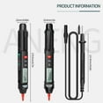 thumbnail image 4 of ANENG A3007 Pen Multimeter 6000 Counts Digital Multimeter Meter Tester with LCD Display Backlight Flashlight NCV Auto-off for Voltage Current Resistance Capacitance Diode Continuity Test, 4 of 8