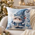thumbnail image 3 of Novryn Christmas Themed Pillowcase, Snowman Santa Cushion Cover for Sofa, 18 x 18 Inch, Cozy Home Textile Decor for Everyday Comfort, 3 of 7