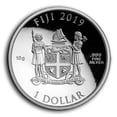 thumbnail image 2 of 2019 Fiji 10 gram Proof Silver Domed "Captain America" Shield, 2 of 4
