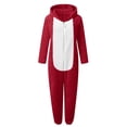 thumbnail image 5 of Fgnfyis Matching Family Pajamas Cat Ears Hooded Long Sleeve Soft Warm One Piece Pajamas Jumpsuit Sleepwear, 5 of 5