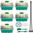 thumbnail image 2 of Maceta para plántulas engrosada con lámpara Caja para plántulas con válvula de ventilación para plantas pequeñas Lámpara, 2 of 3