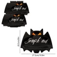 thumbnail image 3 of Halloween Bat Shaped Disposable Paper Plates, Cute Vampire Bat Cutout Party Plates, 10pc, 3 of 6
