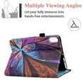 thumbnail image 5 of New Case Fits for iPad Mini 6 2021(6th Generation, 8.3 inch),Allytech Premium PU Leather Scratch-Free Auto Sleep & Wake Function Book Stand Style Elastic Band Card Slots Case and Cover,Colorful Floral, 5 of 8