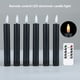 thumbnail image 5 of 6 velas electrónicas LED con mando a distancia alimentado por batería (negro) Ehuebsd Para estrenar, 5 of 6