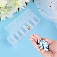 thumbnail image 2 of TB&W 7 Grids 7 Days Medicine Dispenser Weekly Clear Tablet Pill Box for Supplements, 2 of 5