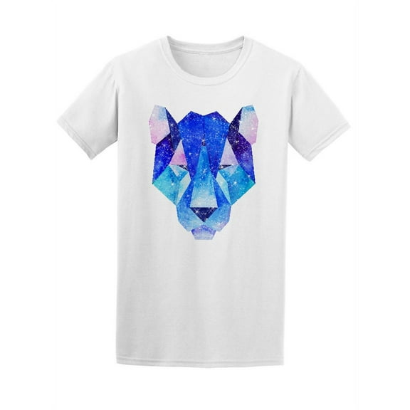Watercolor Cosmic Polygon Tiger Tee Men's -Image by Shutterstock