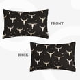 thumbnail image 4 of Fotbe Cow Skulls Pillow Cases - Envelope Closure - Luxury, Extra Soft, Cooling Pillow Covers - Wrinkle, Fade, Stain Resistant-14"x20", 4 of 9