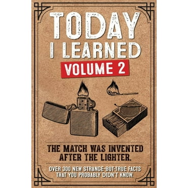 Today I Learned (Volume 2) Softcover Book (Paperback)
