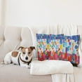 thumbnail image 4 of Ambesonne Art Throw Pillow Cover 2 Pack, Colorful Abstract Painting, 24", Multicolor, 4 of 7