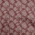 thumbnail image 1 of oneOone Rayon Maroon Fabric Boho Decorative Leaf Sewing Craft Projects Fabric Prints By Yard 56 Inch Wide, 1 of 4