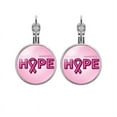 thumbnail image 1 of Fiudx Pendientes de Concienciación Sobre El Cáncer de Mama, Elegantes Ganchos de Aleación, Accesorio Brillante para El Día a Día, Regalo Perfecto para Aniversarios, Cumpleaños o para El Cuidado Perso, 1 of 2