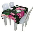 thumbnail image 4 of EREHome Purple Vintage Tablecloths Retro Floral Table Top Decoration 52x70 inches, 4 of 4