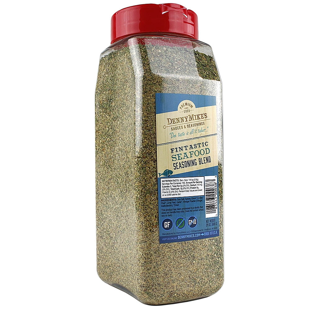 Denny Mikes 24 Oz Fintastic Seafood Seasoning Gluten Free Competition