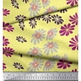 thumbnail image 2 of Soimoi Poly Georgette Fabric Artistic Flower Print Fabric by Yard 42 Inch Wide, 2 of 3