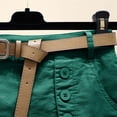 thumbnail image 4 of XIAONU Skort For Women Asymmetrical Hem High Waist Knee Length Skort Lightweight Chic Summer Vacation Skort, 4 of 5