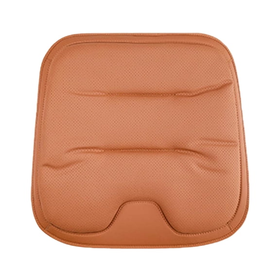 Leather Car Seat Cushion Universal Fit Breathable Mesh Driving Comfort Support Travel