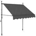 thumbnail image 2 of Toldo retráctil vidaXL manual con LED 200x120 cm antracita, 2 of 8