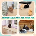 thumbnail image 3 of Alfombrilla de conejo autoadhesiva de 3.2 pies para rascar las garras y los dientes cortables para el cuidado de las garras y los dientes para jaula, gatos, pequeños animales para rascar el, 3 of 6