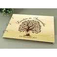 thumbnail image 2 of Mr And Mrs Personalized Name And Date Wedding Tree Guest Book Photo Albums Scrapbook, 2 of 2