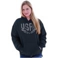 thumbnail image 4 of US Air Force Vintage Banner Logo Hoodie Sweatshirt Women Men Brisco Brands S, 4 of 6