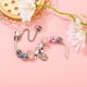 thumbnail image 4 of Pulsera de LinaBell con cuentas de Anime de Disney para mujer, joyería de moda, colgante de flor de borla rosa, dijes, brazaletes para niñas, regalos finos, nuevo, 4 of 5