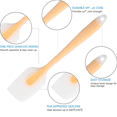 thumbnail image 3 of Juego de 4 espátulas de silicona, espátula flexible resistente al calor de 450 °F, utensilios de cocina de primera calidad aprobados por la FDA, 3 of 5