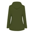 thumbnail image 5 of WREESH Womens Technical Jacket Fleece Lined Waterproof Sunscreen Jackets Winter Warm Hooded Coats Outdoor Hiking Jacket Travel Sportswear Olive Green, 5 of 5