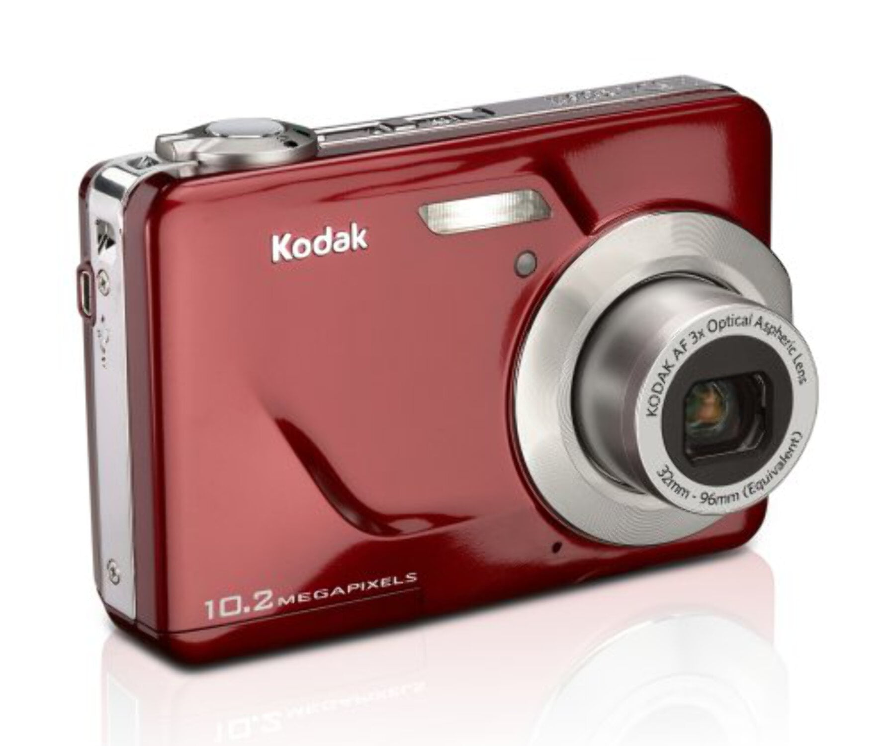 Kodak EASYSHARE C180 - Digital camera - compact - 10.2 MP - 3x optical zoom - red