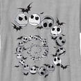 thumbnail image 2 of Boy's The Nightmare Before Christmas Spiral Jack  Graphic Tee Athletic Heather Medium, 2 of 5