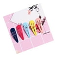thumbnail image 2 of PENIKOKO 100pcs toddlers barrettes Metal Assorted Color Waterdrop Shaped Styling for Girls, 2 of 7