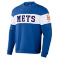 thumbnail image 2 of Men's Darius Rucker Collection by Fanatics Royal New York Mets Stripe Pullover Sweatshirt, 2 of 3