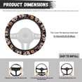 thumbnail image 5 of Uorisanigo Skull Print Warm Steering Wheel Cover for Winter Funny Car Steering Wheel Protector for Most Vehicle Elastic Car Steering Wheel Covers 15 Inches Car Accessories Gift for Friends, 5 of 8