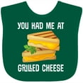 thumbnail image 3 of Inktastic You Had Me at Grilled Cheese Sandwich Boys or Girls Baby Bib, 3 of 4