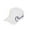 White, variant on Fgnfyis Embroidered Baseball Cap Lightweight Sports Hat for Outdoor Activities and Daily Wear Coffee One Size