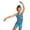 Blue, variant on Weebloom Girls Gymnastics Leotard Athletic Romper Jumpsuit Long Sleeve Workout Bodysuit Stretchy Soft Playwear For Toddler Kids Wear 3-4 Years