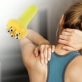 thumbnail image 2 of Unique Bargains 1 Pc Comfortable Roller Massager Manual Massager Tools 5.71"x3.07" Yellow, 2 of 6