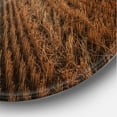 thumbnail image 3 of Designart 'A Field Full of Hay Bales At Sunset Landscape' Farmhouse Circle Metal Wall Art 29x29 - Disc of 29, 3 of 5
