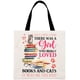 thumbnail image 1 of Lino Estampada Una Que Realmente Amaba Los Libros Y Gatos, 1 of 3