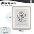thumbnail image 4 of Stupell Industries Shabby Chic Pressed Flower Wash Worries Away Birch Framed Print Under Glass, 17 x 21, by Lettered and Lined, 4 of 8