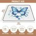 thumbnail image 4 of WOBOGO Blue Butterfly Baby Playmats Extra Large Waterproof Rollable Activity Pads for Toddlers 50×50inch, 4 of 7