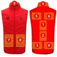 thumbnail image 2 of guisaled for Men, Lightweight Heated Vest for Men Warm Rechargeable Softshell USB Charging Heated Vests Outdoor Hunting Vest, 2 of 4
