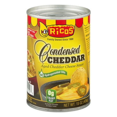 - (2 Pack) Rico's: Cheddar Cheese Sauce, 15 oz
