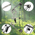 thumbnail image 4 of Teetheory 7.5-inch Mini Compound Bow Set, 12 Lbs, Ambidextrous, Includes 12 Arrows and Target Paper, Suitable for Archery and Hunting Games, 4 of 10