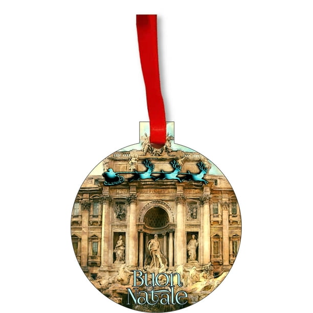 Rome Ornament Rome Italy Christmas Ornament Trevi Fountain Ornament Italian Ornament Italian Themed Christmas Tree Ornaments Ornament Christmas Dã Cor Walmart Com Walmart Com